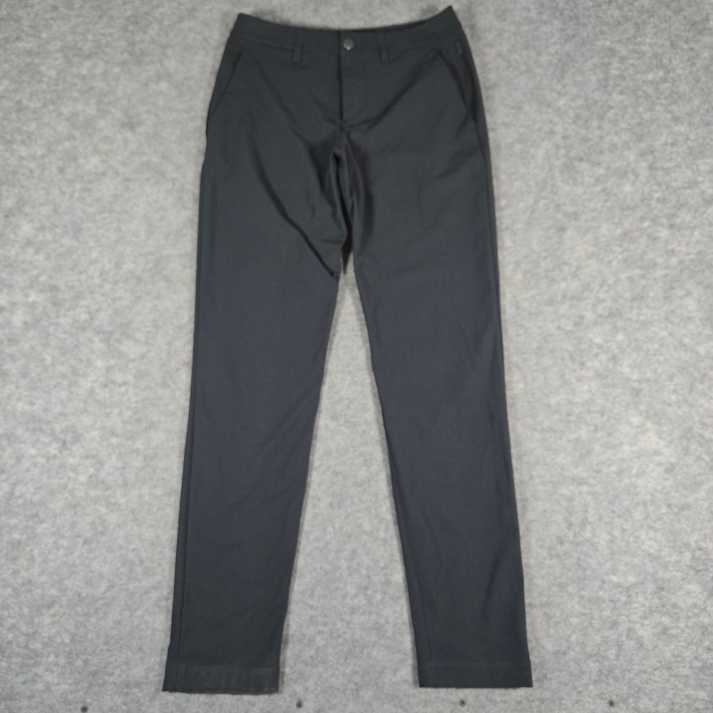 Lululemon Mens Black Commission Slim Fit Warpstreme Chino Pants 28